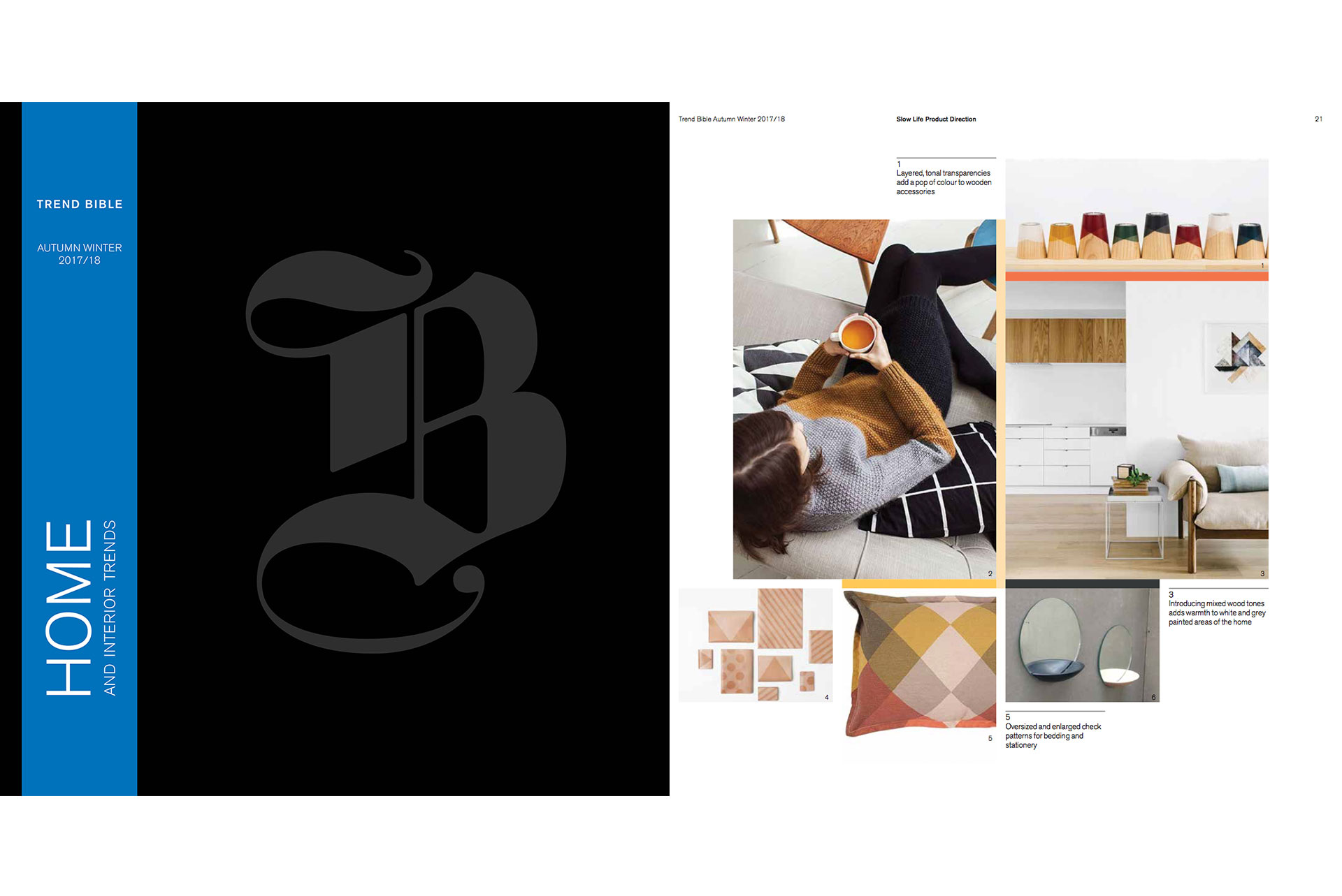 The Trend Biblie woodendot Etna candle holder