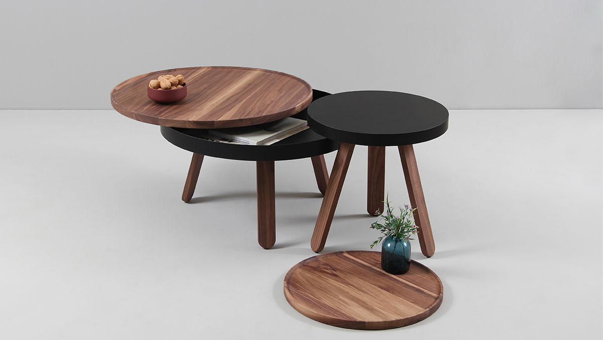 woodendot-small-medium-walnut-black-batea-tray-table-01 woodendot-small-medium-walnut-black-batea-tray-table-01